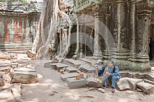 Ta Prohm in Siem Reap, Cambodia